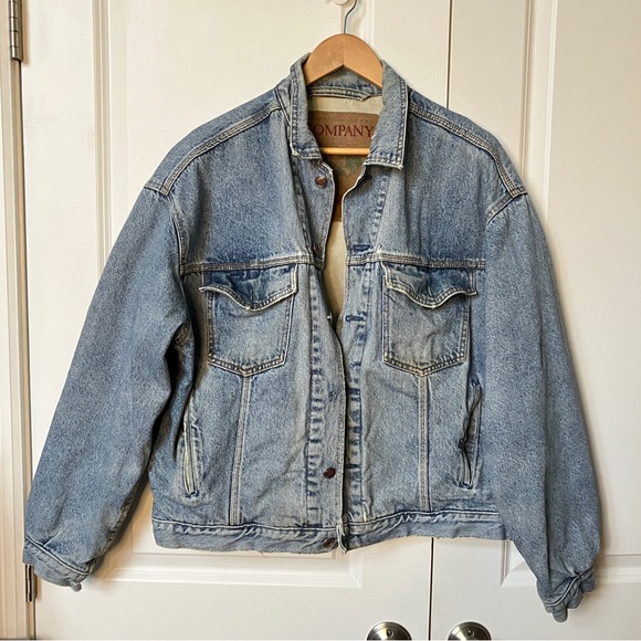 Vintage Great Western Garment Company Distressed Blue Denim Jean Trucker Jacket - Picture 2 of 10